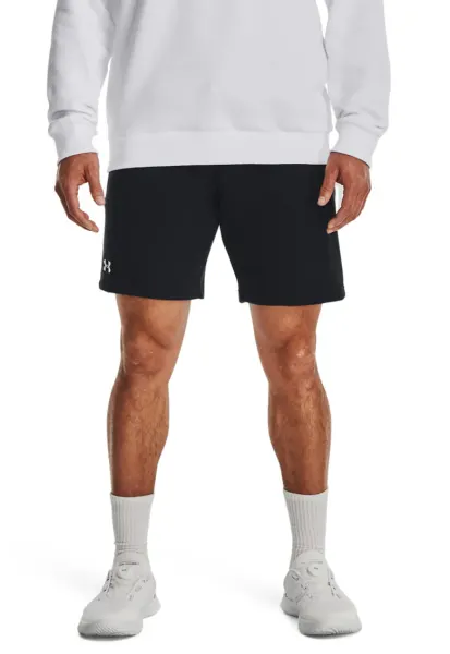 Pantaloni scurti cu logo - pentru fitness Rival - Alb/Negru