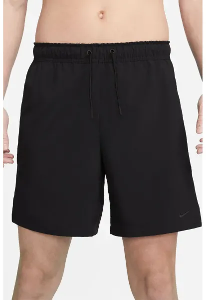 Pantaloni scurti cu snur de ajustare pentru fitness Unlimited - Negru