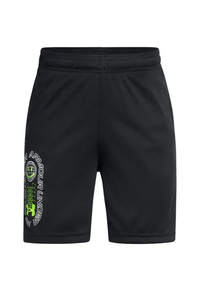 Pantaloni scurti cu talie elastica pentru fitness - Negru