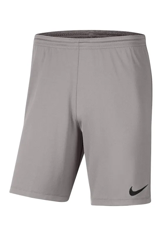 Pantaloni scurti cu tehnologie Dri-FIT pentru fotbal Park III - Negru/Gri