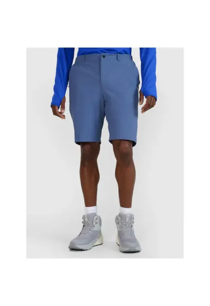 Pantaloni scurti de trekking  elastici - bleumarin - material sintetic
