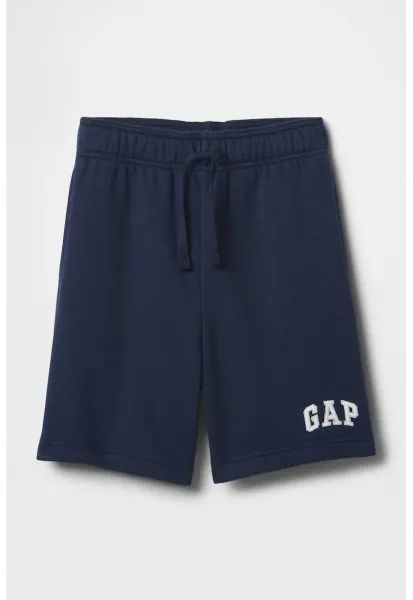 Pantaloni scurti de trening cu snur de ajustare - Bleumarin