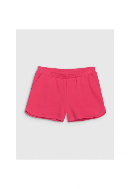 Pantaloni scurti fete JWSS25TSHOF602-55S - 4F - Poliester - Roz