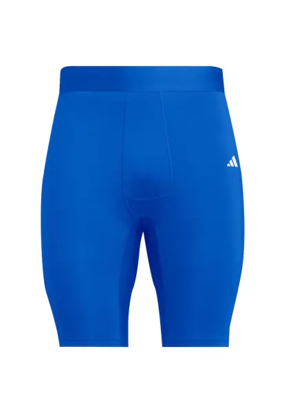 Pantaloni scurti  JN7400 Techfit - albastri - de compresie - poliester/elastan - cu uscare rapida