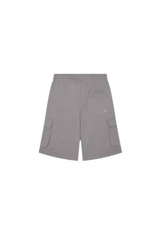 Pantaloni scurti sport baieti  39DJC902N - Bumbac organic - Gri - Gri