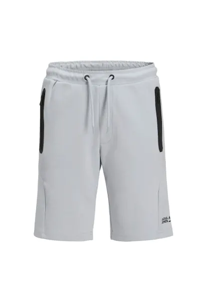 Pantaloni scurti sport baieti Jack Jones Junior - 12274667 - Poliester/Bumbac - Gri - Gri