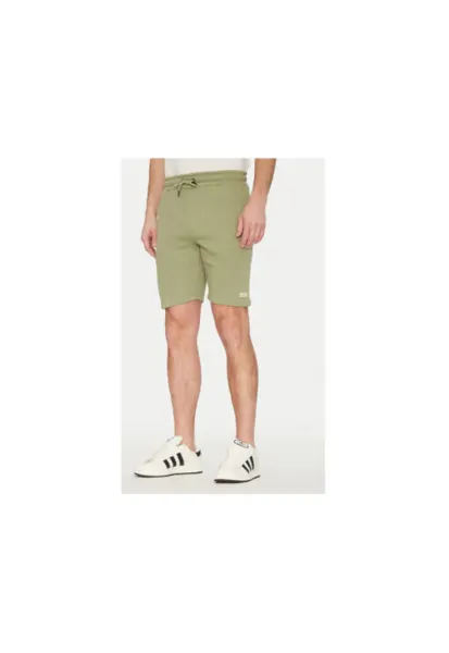 Pantaloni scurti sport barbati  20714198 - Bumbac/Poliester - Verde - Verde