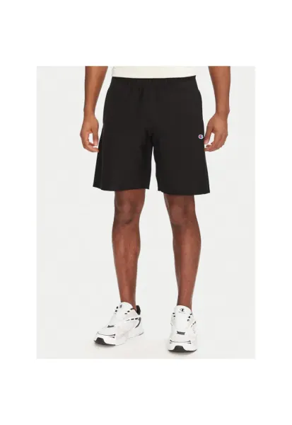Pantaloni scurti sport barbati  220764 - Bumbac/Poliester - Negru - Negru