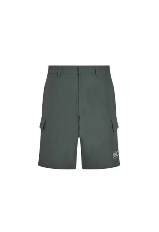 Pantaloni scurti sport barbati Emporio Armani - 7M000196 AF13554 - Poliester/Elastan - Gri - Gri