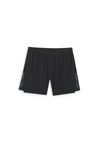 Pantaloni scurti sport barbati poliester - negru