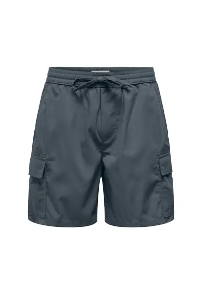 Pantaloni scurti sport barbati Sons - 22034462 - Bumbac/Poliester - 45797 - Gri