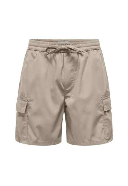 Pantaloni scurti sport barbati  Sons - 22034462 - Bumbac/Poliester - 54697 - Bej