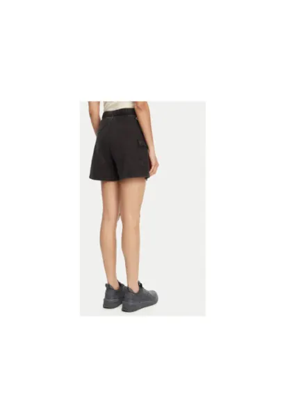 Pantaloni scurti sport dama  118024 - Bumbac/Poliester - Negru - Negru