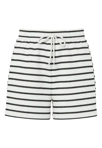 Pantaloni scurti sport dama  17146889 - Bumbac/Poliester reciclat - Alb - Alb