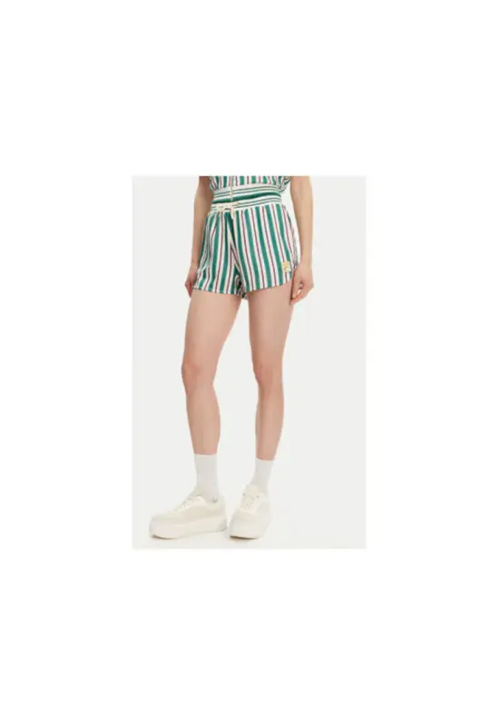 Pantaloni scurti sport dama  FAW1002 - Poliester - Verde - Verde