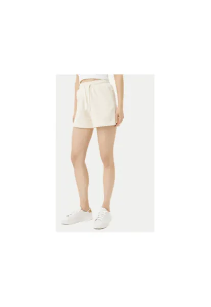 Pantaloni scurti sport dama  GPP25115SH - Bumbac/Poliester - Ecru - Ecru