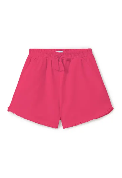 Pantaloni scurti sport fete  272 43 - Bumbac/Elastan - Roz - Roz