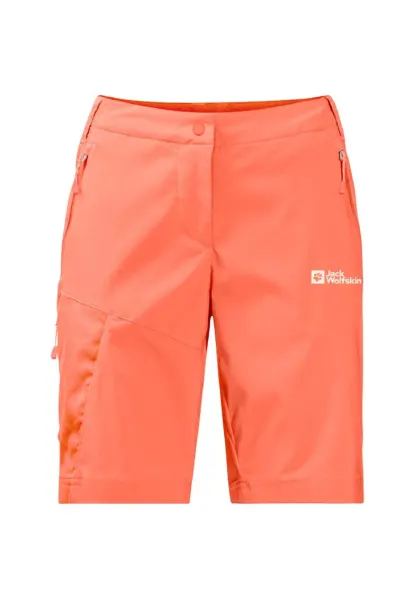 Pantaloni scurti trekking dama Glastal-Portocaliu-