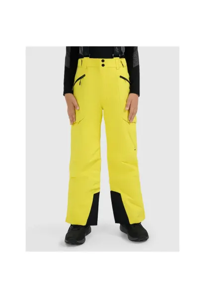 Pantaloni ski copii  galbeni - NeoDry 8000 - impermeabili - rip-stop