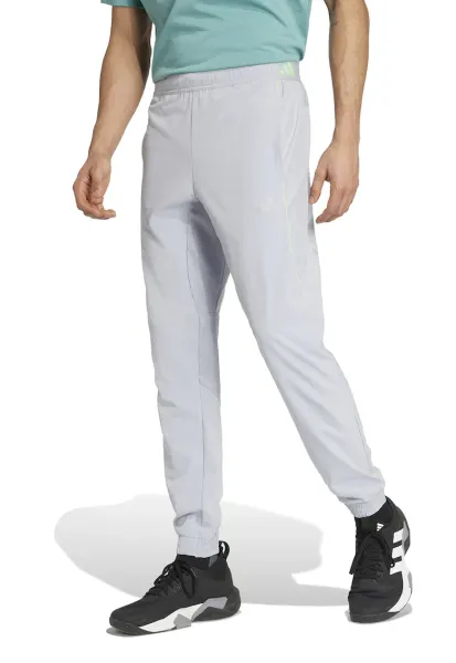 Pantaloni slim fit pentru fitness Tech - Verde/Gri deschis