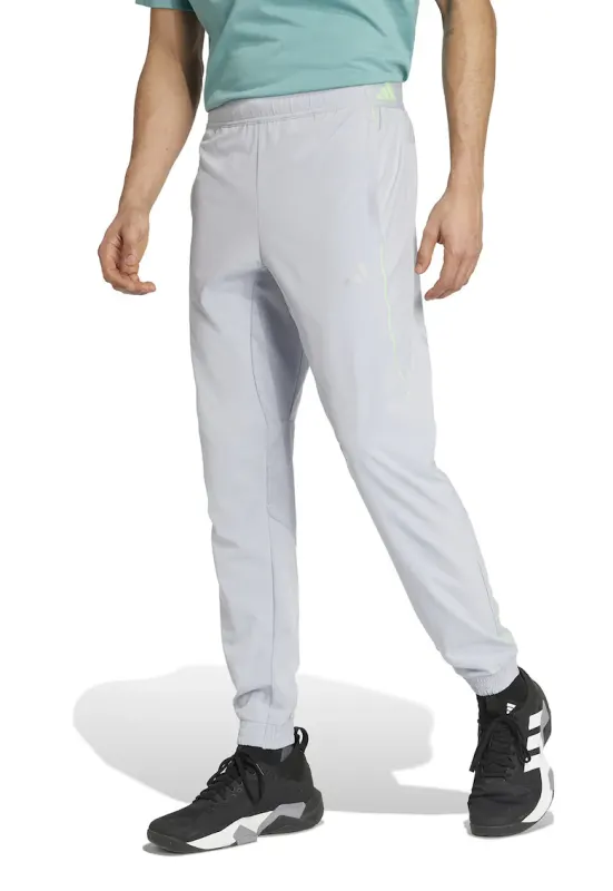 Pantaloni slim fit pentru fitness Tech - Verde/Gri deschis