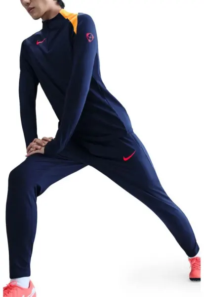 Pantaloni slim fit pentru fotbal Strike - Rosu/Albastru royal