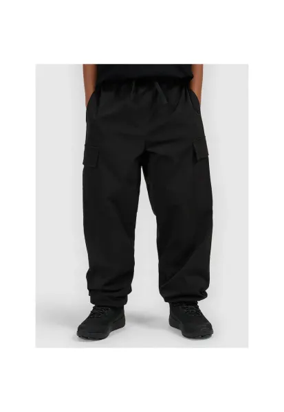 Pantaloni sport baieti -  din poliester - negri