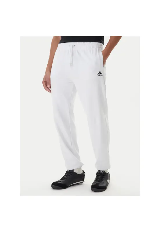 Pantaloni sport barbati  alb - de trening
