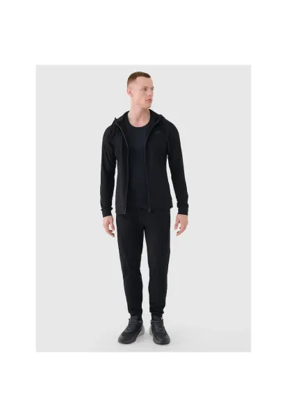 Pantaloni sport barbati antrenament - culoare neagra - material respirabil