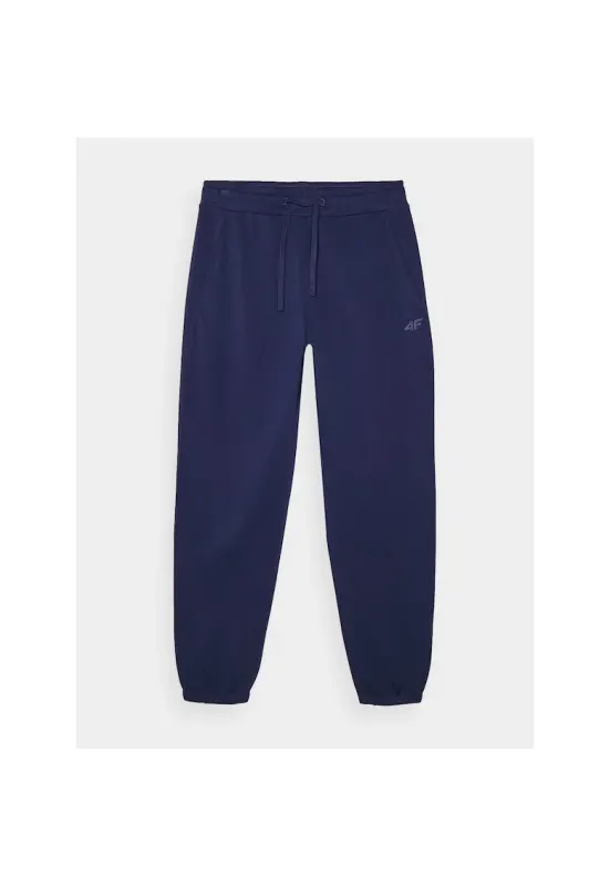 Pantaloni sport barbati bleumarin - bumbac 80% - croiala obisnuita