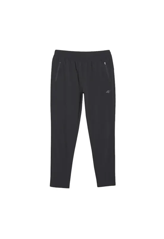 Pantaloni sport barbati negri - uscare rapida - fibre sintetice/elastan