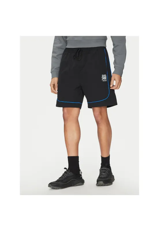 Pantaloni sport barbati  negru - scurti