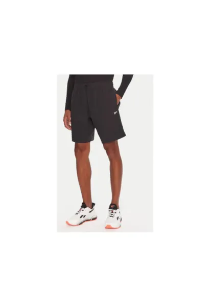 Pantaloni sport barbati -  scurti - poliester - negru