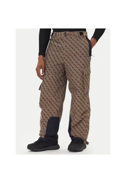 Pantaloni sport barbati ski - maro
