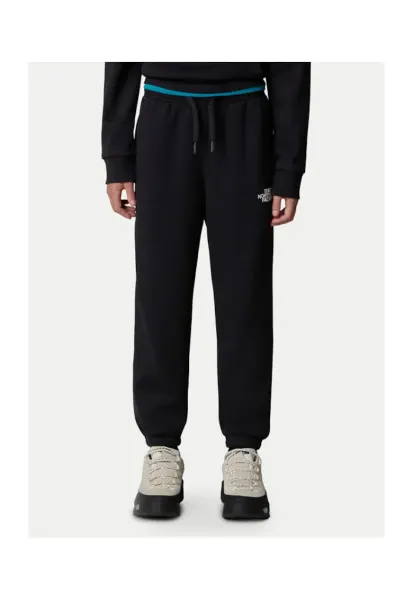 Pantaloni sport barbati -  TNF BLACK - bumbac/poliester - negru - Negru