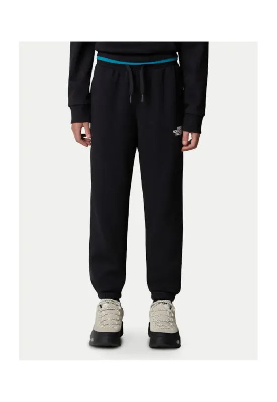 Pantaloni sport barbati -  TNF BLACK - bumbac/poliester - negru - Negru