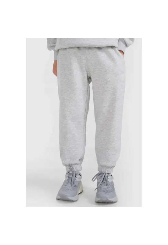 Pantaloni sport copii - jogger - gri - bumbac - pentru baieti