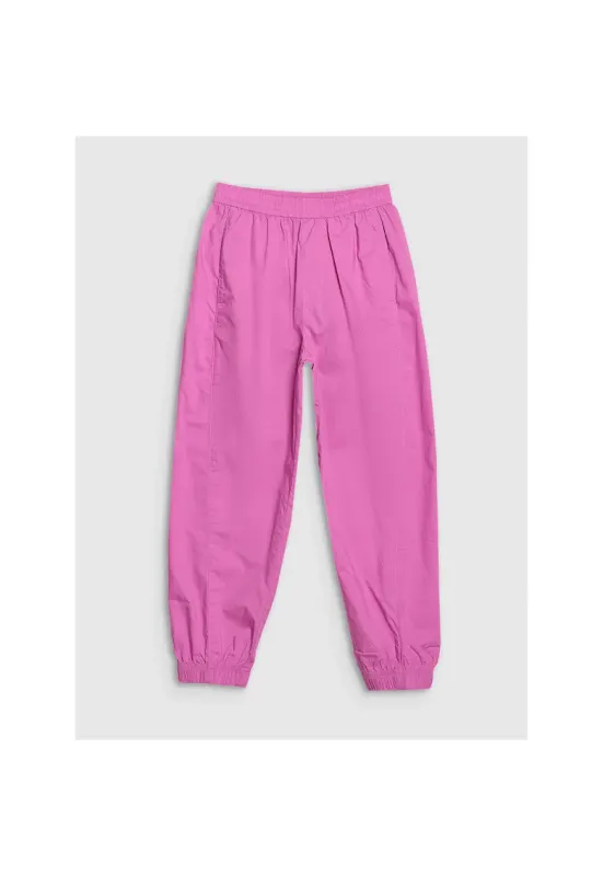 Pantaloni sport copii - largi - roz - bumbac