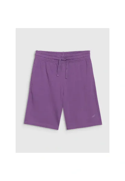 Pantaloni sport copii -  pentru baieti - violet - bumbac