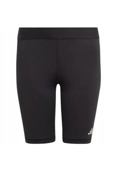 Pantaloni sport copii -  Poliester/Elastan - Negru
