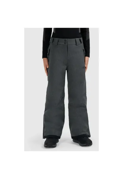 Pantaloni sport copii -  snowboard - membrana 10000 - negru - poliester
