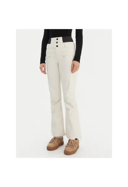 Pantaloni sport dama  alb - snowboard