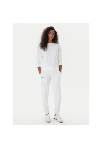 Pantaloni sport dama  alb - trening