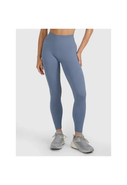 Pantaloni sport dama -  colanti de antrenament - gri - poliester -