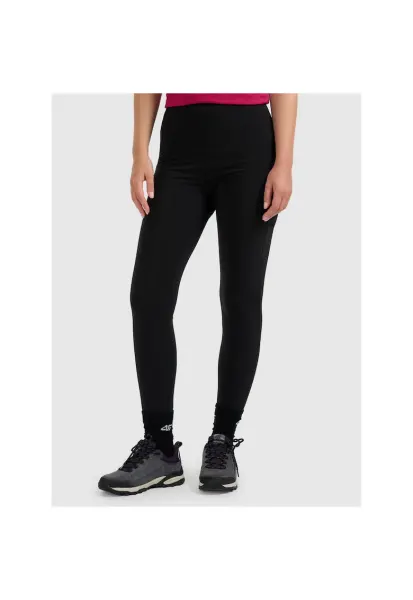Pantaloni sport dama  colanti de antrenament - negru - din poliester