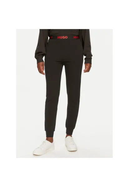 Pantaloni sport dama  culoare neagra - trening