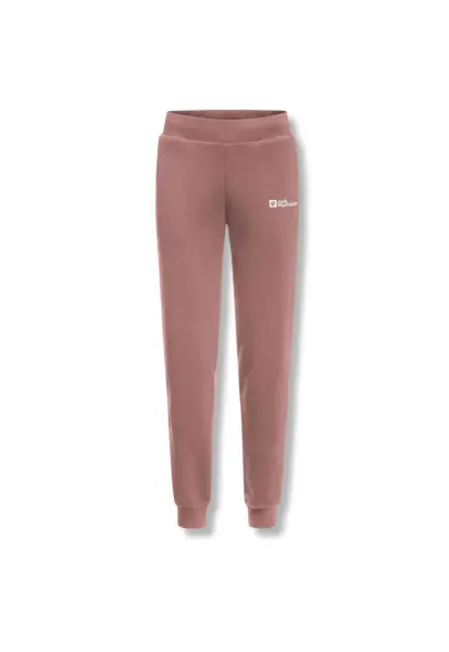 Pantaloni sport dama - Essential - maro - bumbac/elastan