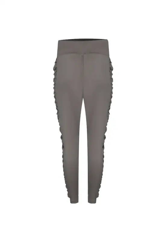 Pantaloni sport dama HB6428 - Poliester/Elastan - Bej -