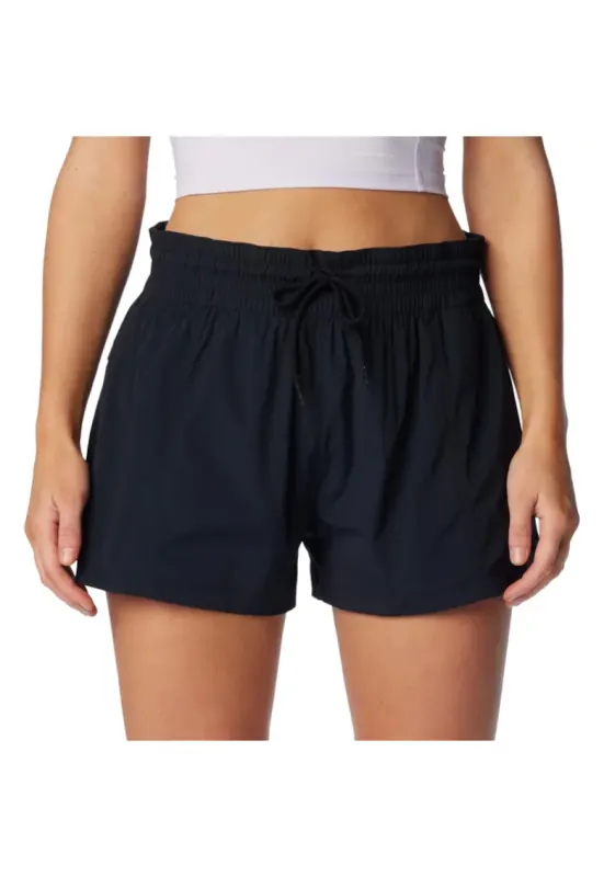 Pantaloni sport dama  pantaloni scurti - negru - nailon