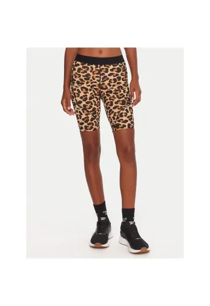 Pantaloni sport dama  scurti - bej/ maro